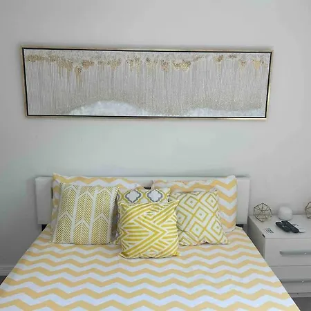 Room In Smart Home With Pond View